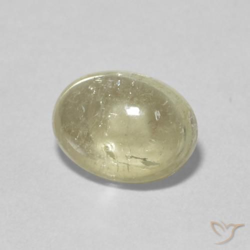 Turmalina Amarillo pálido natural de 1.62 ct, Ovalada, Transparente