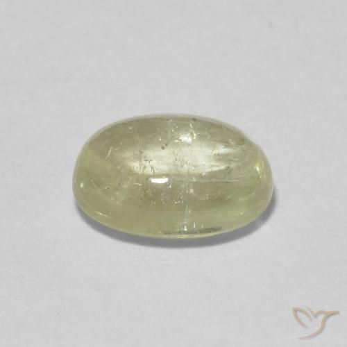 Turmalina Amarillo pálido natural de 1.62 ct, Ovalada, Transparente