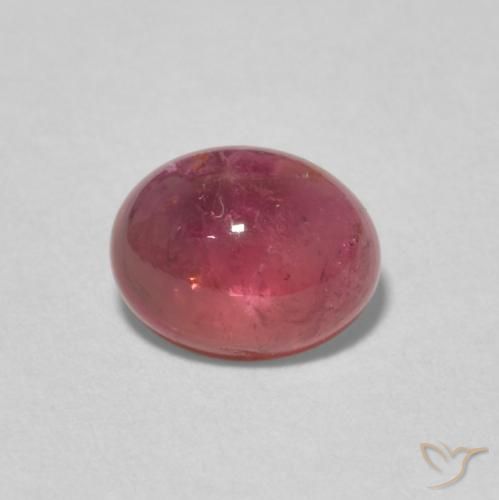 1.33ct Natural Rojo oscuro turmalina, Ovalada, Transparente
