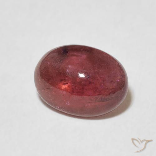 Turmalina Púrpura oscuro natural de 1.35 ct, Ovalada, Transparente