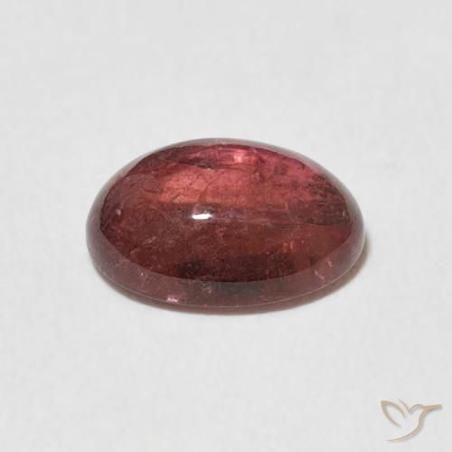Turmalina Púrpura oscuro natural de 1.35 ct, Ovalada, Transparente