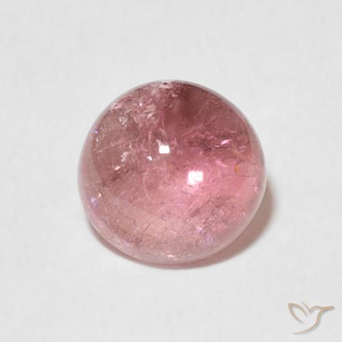 1.36ct Natural Rosado Bubblegum Turmalina, Redondo, Transparente