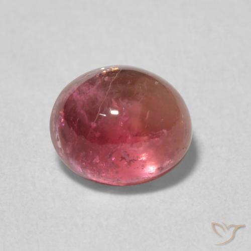 1.24ct Natural Rosado palo de rosa turmalina, Ovalada, Transparente
