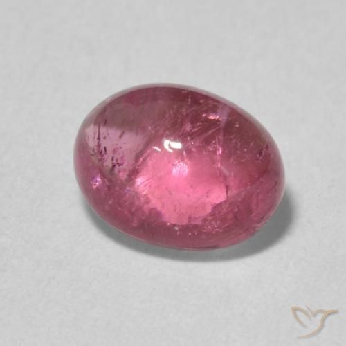 Turmalina Light Merlot Red natural de 1.39 ct, Ovalada, Transparente