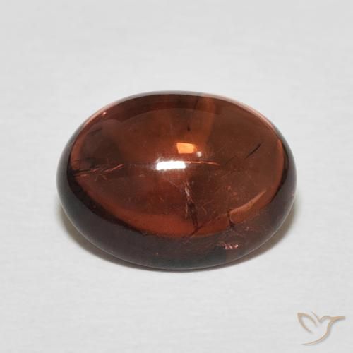 2.66ct Natural Rojo sangría turmalina, Ovalada, Transparente