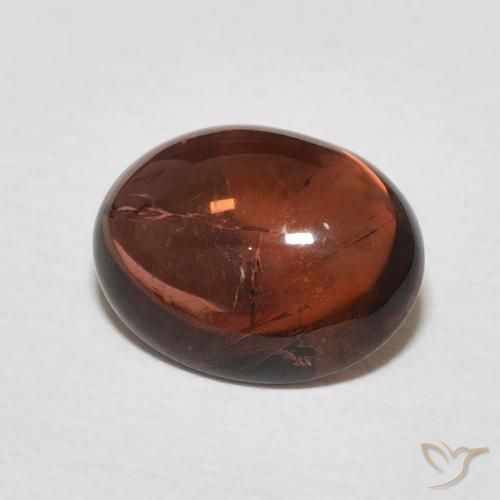 Turmalina Rojo sangría natural de 2.66 ct, Ovalada, Transparente