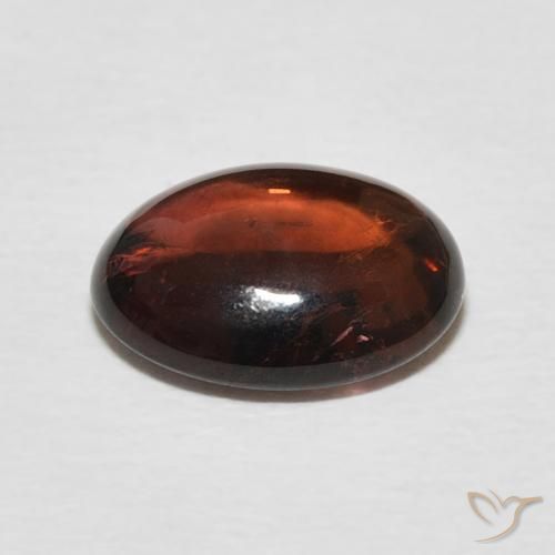 Turmalina Rojo sangría natural de 2.66 ct, Ovalada, Transparente