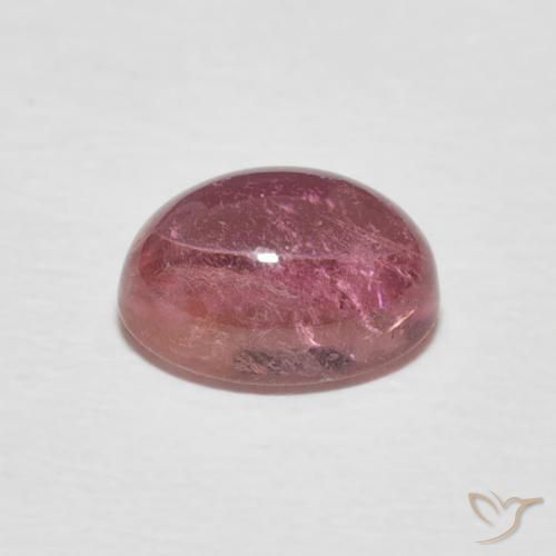 Turmalina Rosado naranja natural de 1.67 ct, Ovalada, Transparente