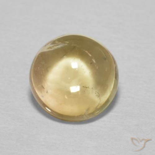 1.39ct Natural Dorado Turmalina, Redondo, Transparente