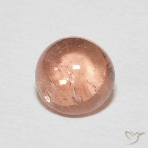 Turmalina Rosado claro natural de 1.50 ct, Redondo, Transparente