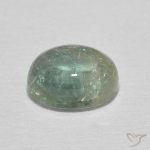 Turmalina Verde muy claro natural de 1.96 ct, Ovalada, Transparente