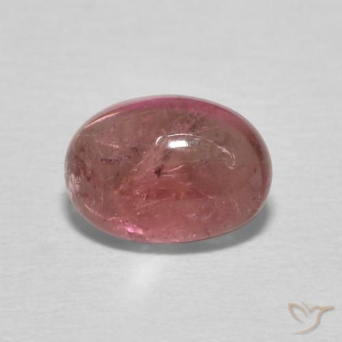 1.34ct Natural Rosa oscuro turmalina, Ovalada, Transparente