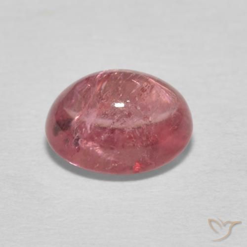 Turmalina Rosa oscuro natural de 1.85 ct, Ovalada, Transparente