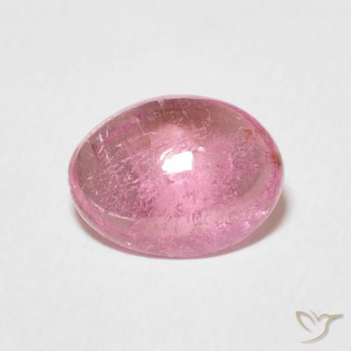 1.86ct Natural Rosado Bubblegum turmalina, Ovalada, Transparente