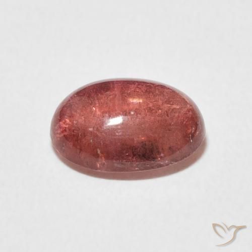 Turmalina Rosado frambuesa natural de 2.39 ct, Ovalada, Transparente