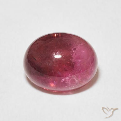 2.42ct Natural Rojo oscuro turmalina, Ovalada, Transparente