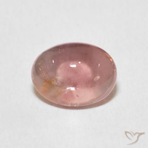 1.30ct Natural Rosado claro turmalina, Ovalada, Transparente