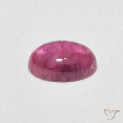 Turmalina Rosado Bubblegum natural de 1.22 ct, Ovalada, Transparente