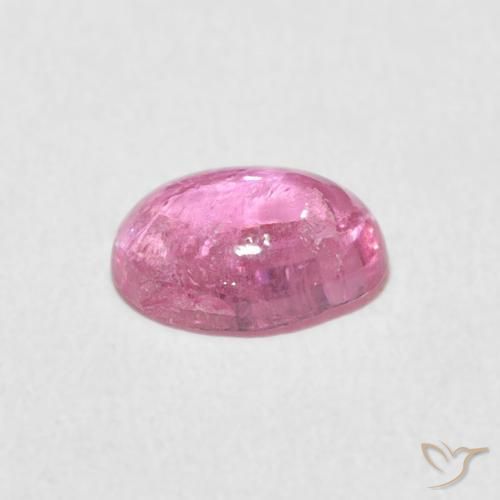 Turmalina Rosado Bubblegum natural de 1.14 ct, Ovalada, Transparente