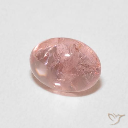 Turmalina Rosa rosado natural de 1.38 ct, Ovalada, Transparente