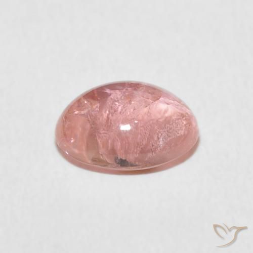Turmalina Rosa rosado natural de 1.38 ct, Ovalada, Transparente
