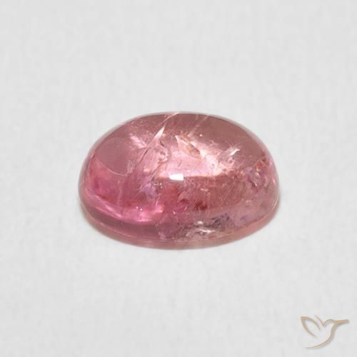 Turmalina Rosa rosado natural de 1.48 ct, Ovalada, Transparente