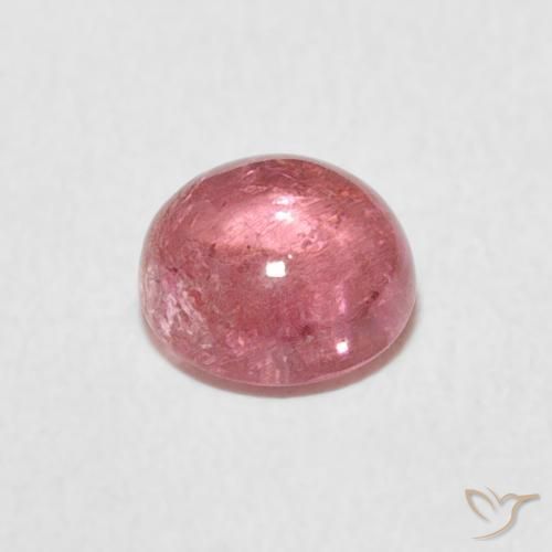 Turmalina Rosado Bubblegum natural de 1.07 ct, Redondo, Transparente