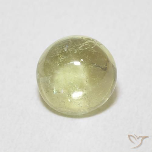 0.84ct Natural Verde pera claro Turmalina, Redondo, Transparente