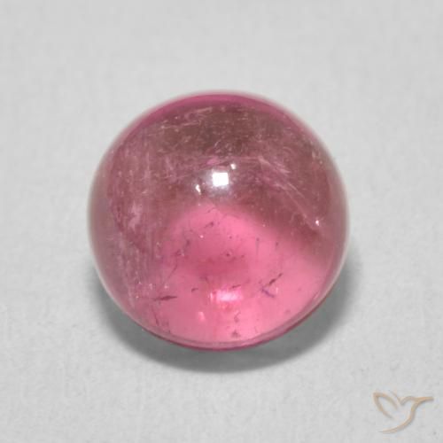 1.81ct Natural Rosado Bubblegum Turmalina, Redondo, Transparente
