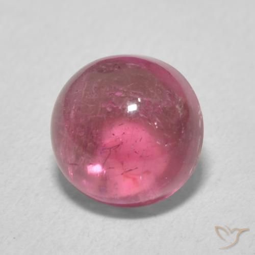 Turmalina Rosado Bubblegum natural de 1.81 ct, Redondo, Transparente