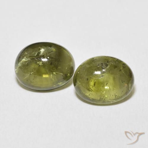 6.25ctw Natural Verde medio turmalina, Ovalada, Transparente