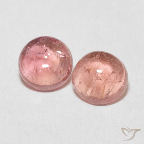 1.90ctw Natural Rosado Bubblegum Turmalina, Redondo, Transparente