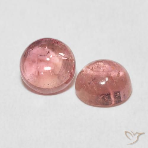 Gemas de Turmalina Rosado Bubblegum natural de 1.90 ct, Redondo, Transparente
