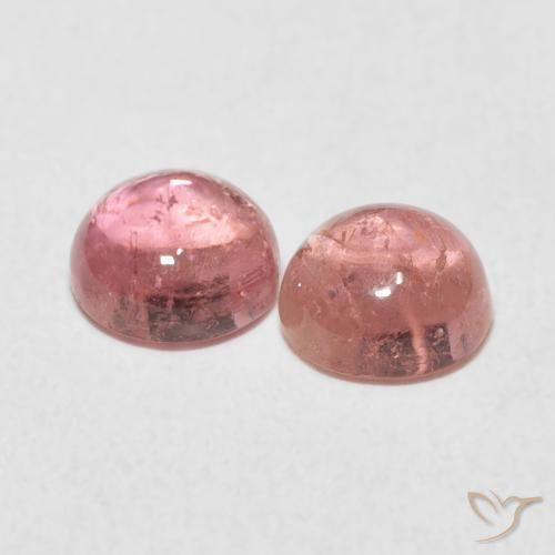 Gemas de Turmalina Rosado Bubblegum natural de 1.90 ct, Redondo, Transparente