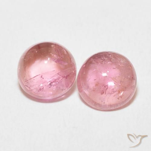 2.68ctw Natural Tono rosado Bubblegum turmalina, Redondo, Transparente