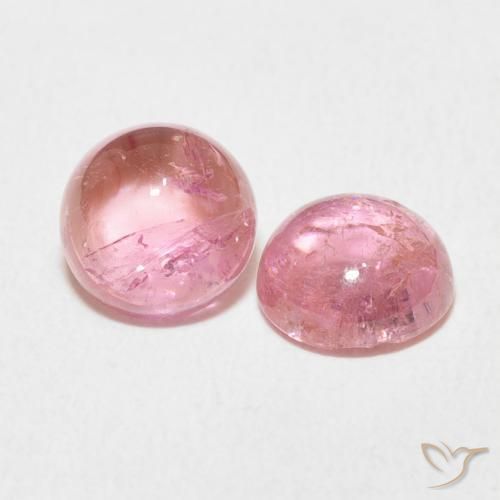 Gemas de Turmalina Tono rosado Bubblegum natural de 2.68 ct, Redondo, Transparente