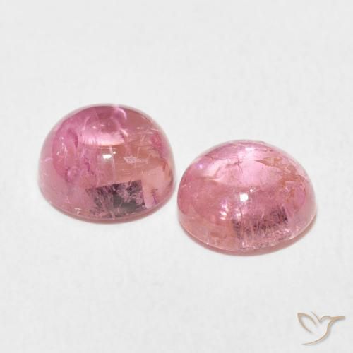 Gemas de Turmalina Tono rosado Bubblegum natural de 2.68 ct, Redondo, Transparente