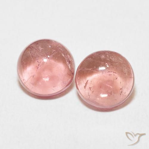 2.48ctw Natural Rosa rosado Turmalina, Redondo, Transparente