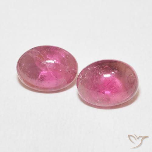 2.85ctw Natural Rojo ponche de frutas turmalina, Ovalada, Transparente