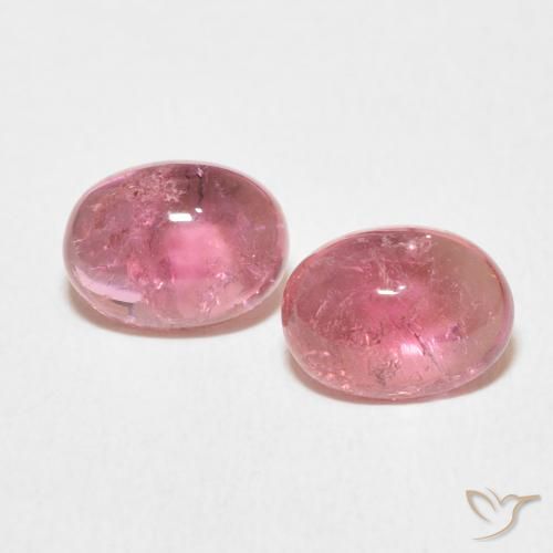 3.01ctw Natural Rosado medio Turmalina, Ovalada, Transparente, Photo A