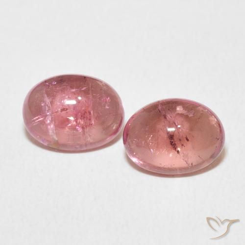 2.90ctw Natural Rosado intenso Turmalina, Ovalada, Transparente