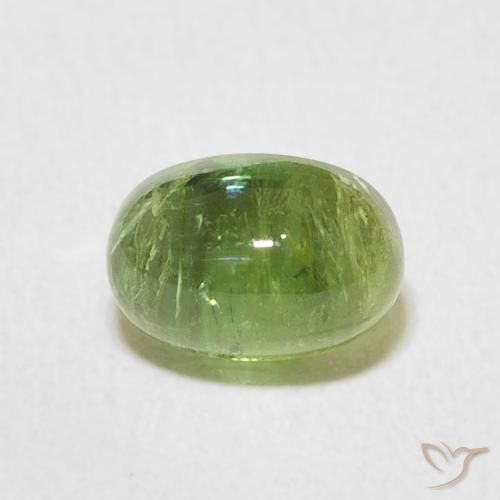 1.81ct Natural Verde vivo turmalina, Ovalada, Transparente