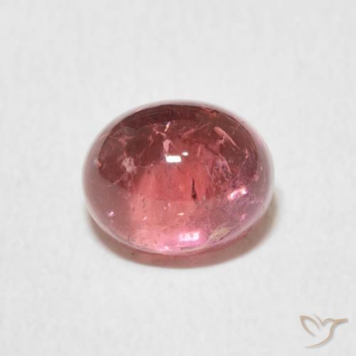 1.61ct Natural Rosa oscuro turmalina, Ovalada, Transparente