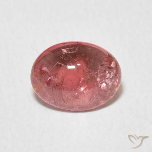 1.26ct Natural Rosa oscuro turmalina, Ovalada, Transparente