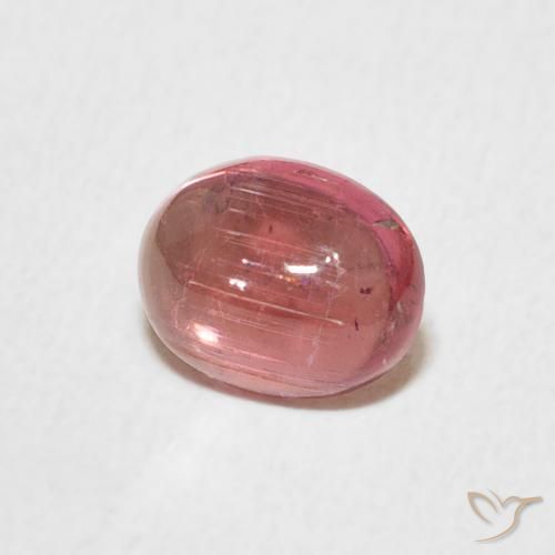Turmalina Rosado claro natural de 0.99 ct, Ovalada, Transparente