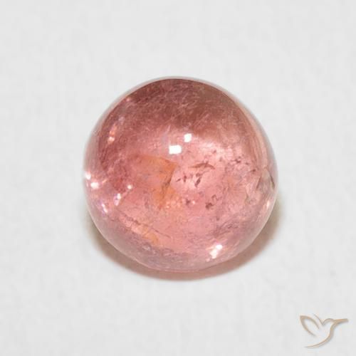 1.29ct Natural Rosado medio Turmalina, Redondo, Transparente, Photo A