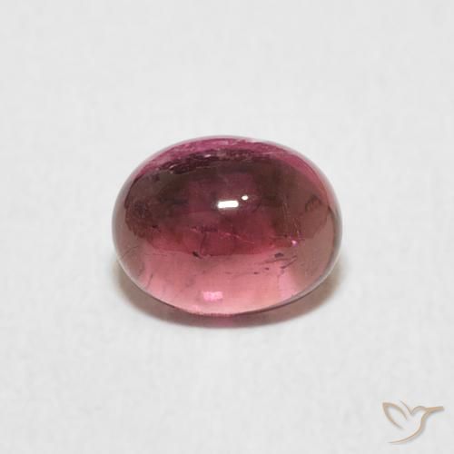 0.85ct Natural Rojo ponche de frutas turmalina, Ovalada, Transparente
