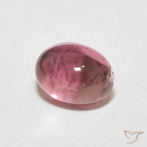 Turmalina Rosado Bubblegum natural de 0.82 ct, Ovalada, Transparente