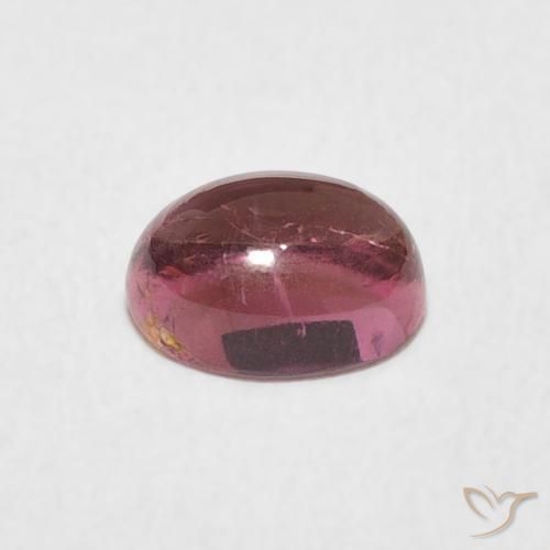Turmalina Rosado Bubblegum natural de 0.82 ct, Ovalada, Transparente