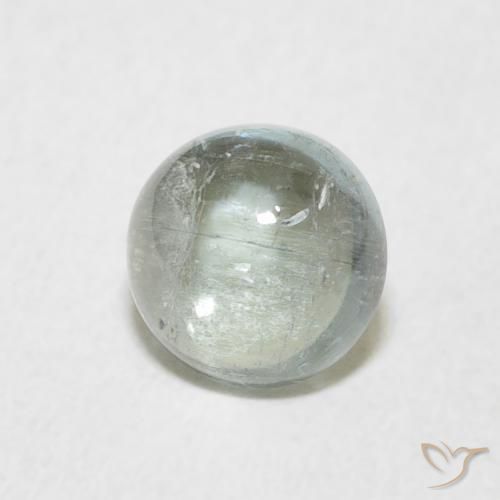 Turmalina Verde musgoso natural de 1.40 ct, Redondo, Transparente